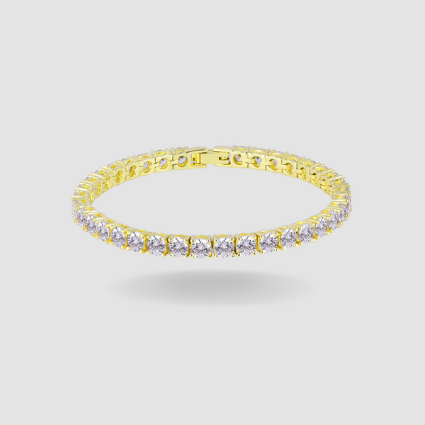 TENNIS BRACELET 4MM-GOLD JCI PARIS