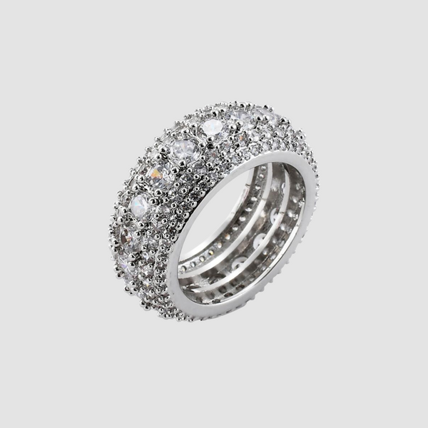 Micro Pave- Gentleman Ring